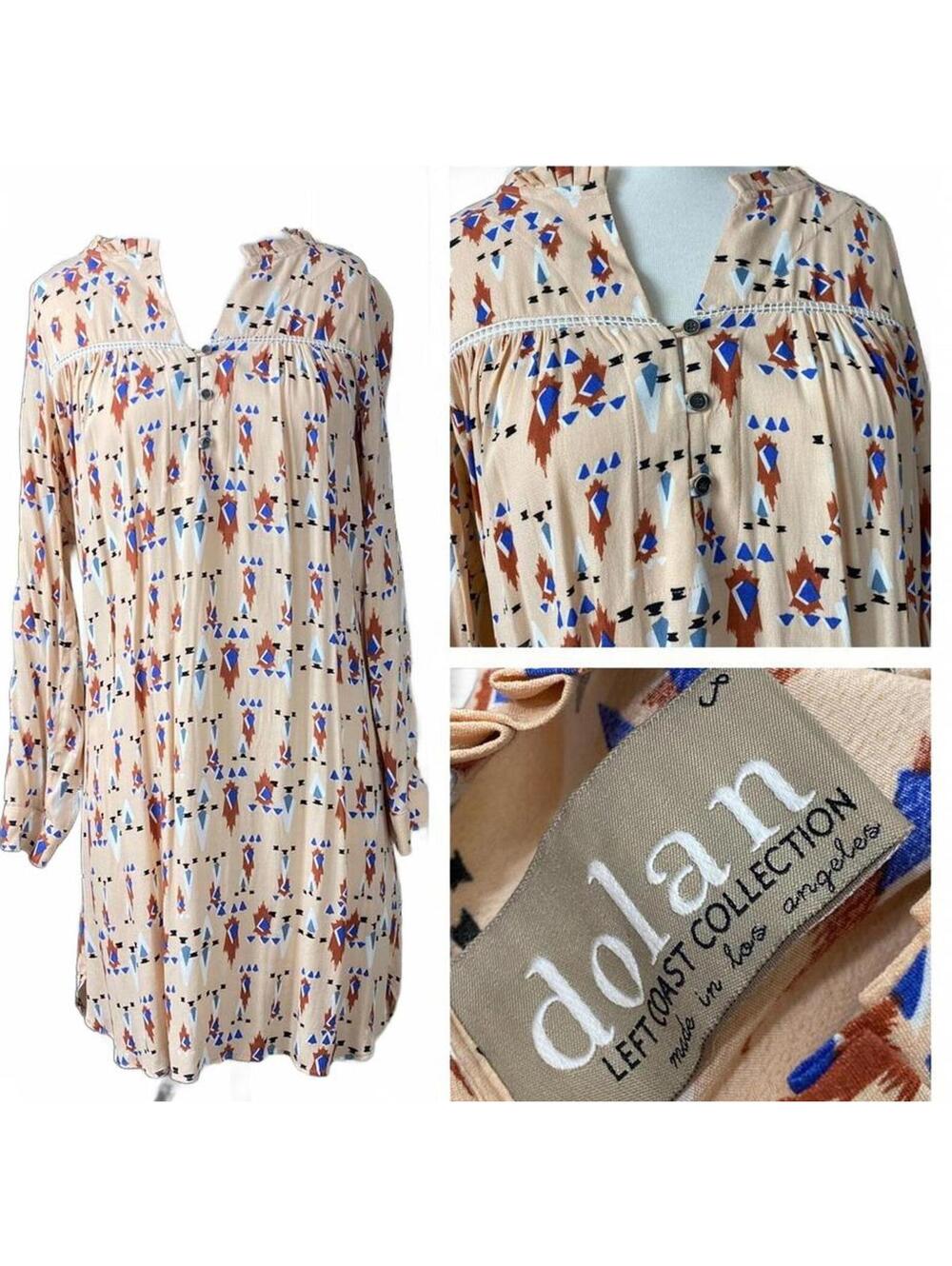 Dolan Anthro mini dress Aztec native boho print S